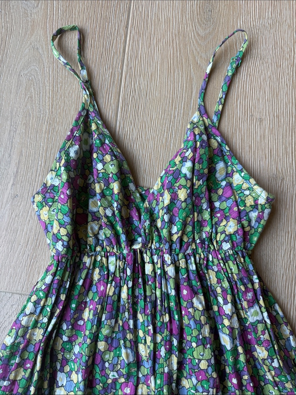 GAP Floral Maxi Dress | Flowy Boho Sundress with Pockets | Adjustable Straps
